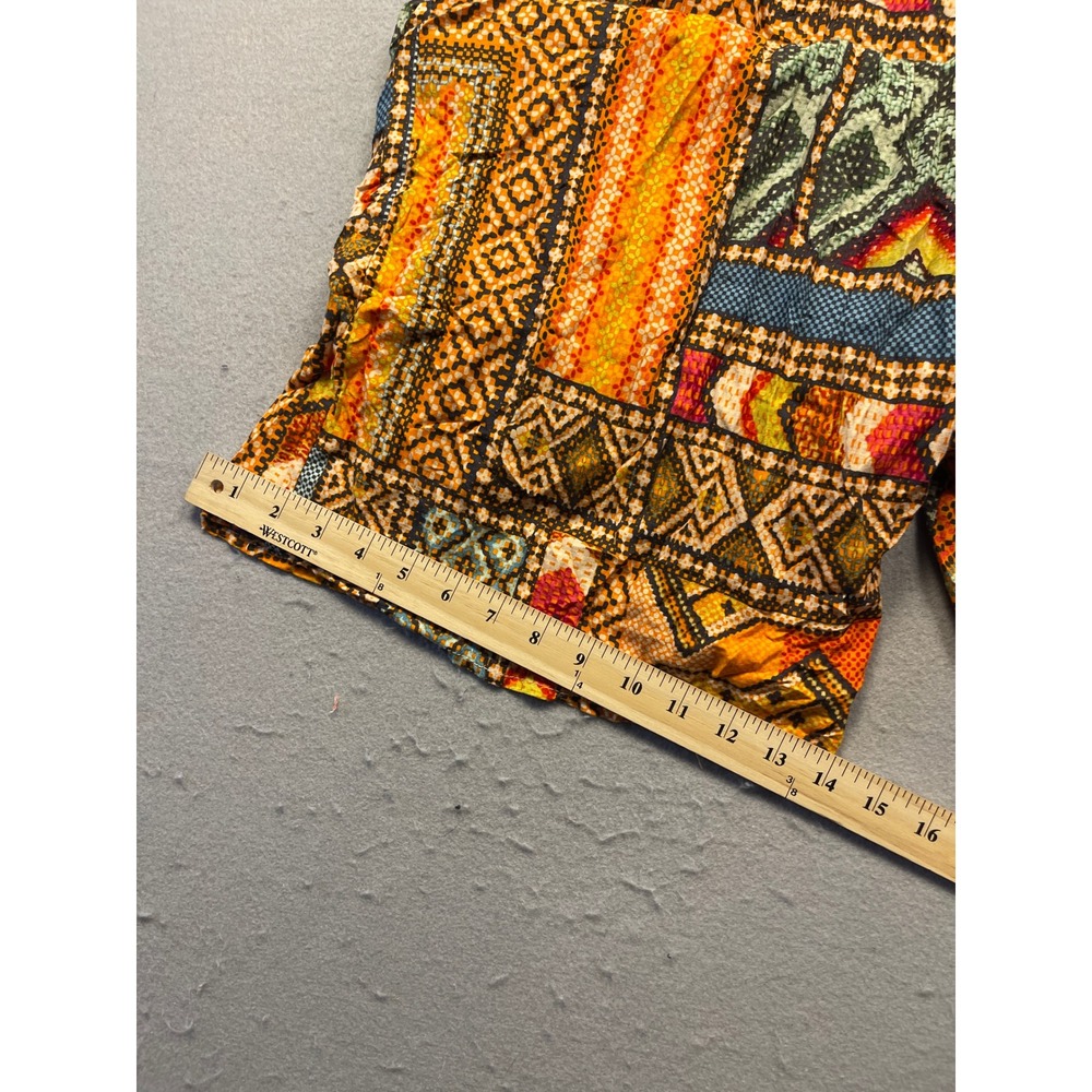 Haute Hippie Jumpsuit Woven Geometric Tribal Multi Color Small Womens - Picture 6 of 7